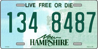 NH license plate 1348487