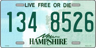 NH license plate 1348526