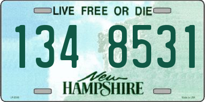 NH license plate 1348531