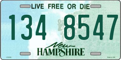 NH license plate 1348547