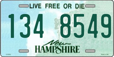 NH license plate 1348549