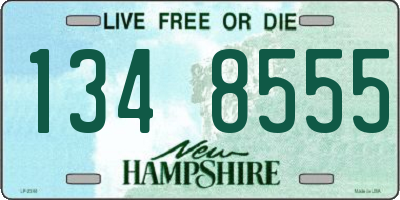 NH license plate 1348555