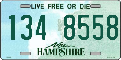NH license plate 1348558