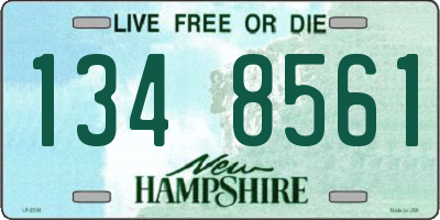 NH license plate 1348561