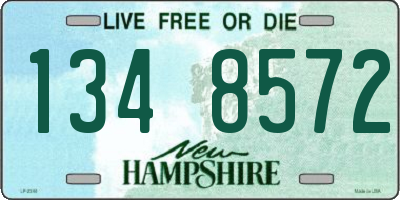 NH license plate 1348572