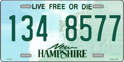 NH license plate 1348577
