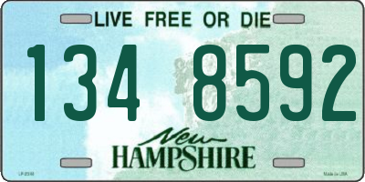 NH license plate 1348592