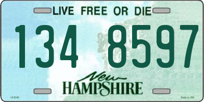NH license plate 1348597