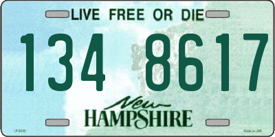 NH license plate 1348617