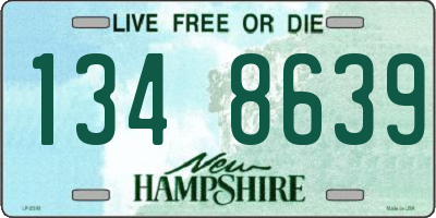 NH license plate 1348639