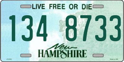 NH license plate 1348733