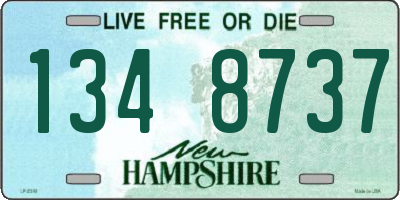 NH license plate 1348737