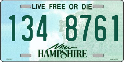 NH license plate 1348761