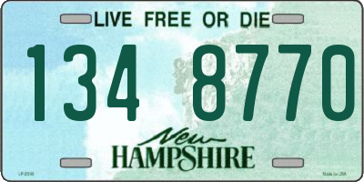 NH license plate 1348770