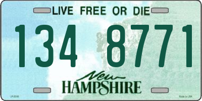 NH license plate 1348771