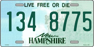 NH license plate 1348775