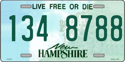 NH license plate 1348788