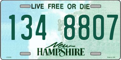 NH license plate 1348807