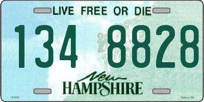 NH license plate 1348828