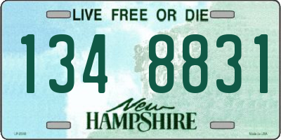 NH license plate 1348831