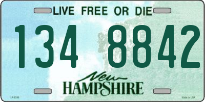 NH license plate 1348842