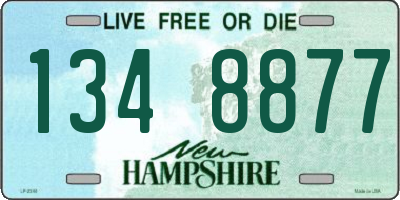 NH license plate 1348877