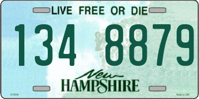 NH license plate 1348879