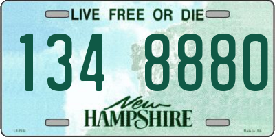 NH license plate 1348880