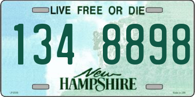 NH license plate 1348898