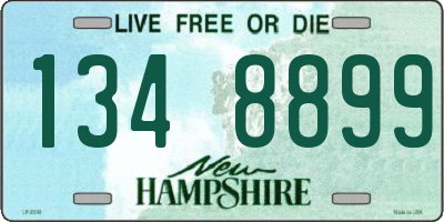 NH license plate 1348899