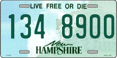 NH license plate 1348900