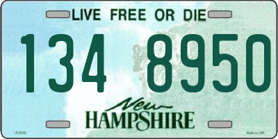 NH license plate 1348950