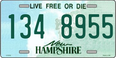 NH license plate 1348955