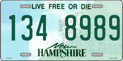 NH license plate 1348989