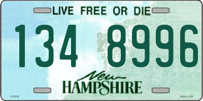 NH license plate 1348996