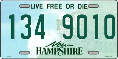 NH license plate 1349010