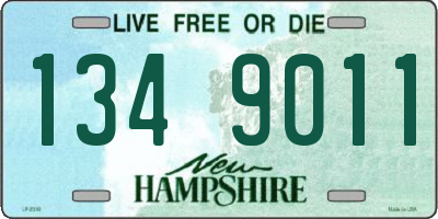 NH license plate 1349011