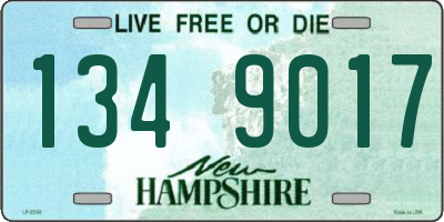 NH license plate 1349017
