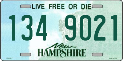 NH license plate 1349021