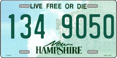 NH license plate 1349050