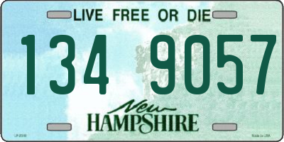NH license plate 1349057