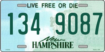 NH license plate 1349087