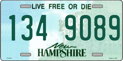 NH license plate 1349089