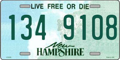 NH license plate 1349108