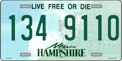NH license plate 1349110