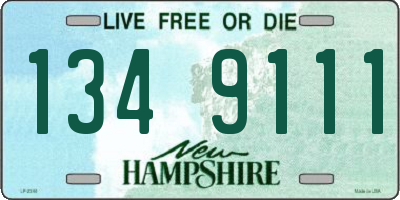 NH license plate 1349111