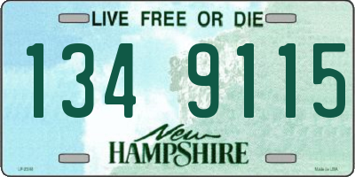 NH license plate 1349115