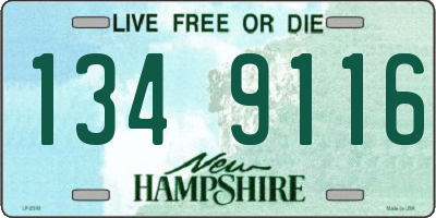 NH license plate 1349116