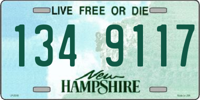 NH license plate 1349117