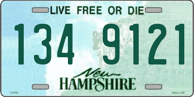 NH license plate 1349121